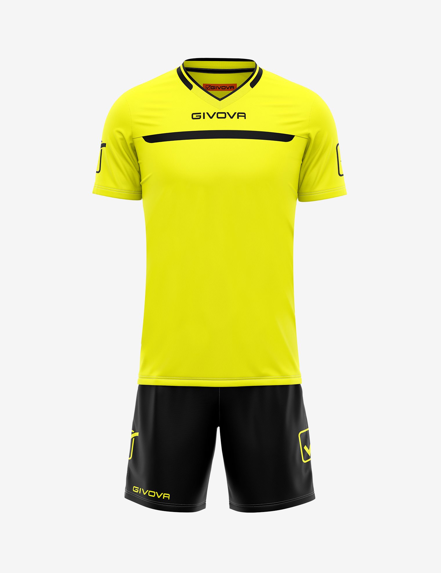 GIVOVA KIT PLAY AZZURRO/ARANCIO FLUO Tg. M