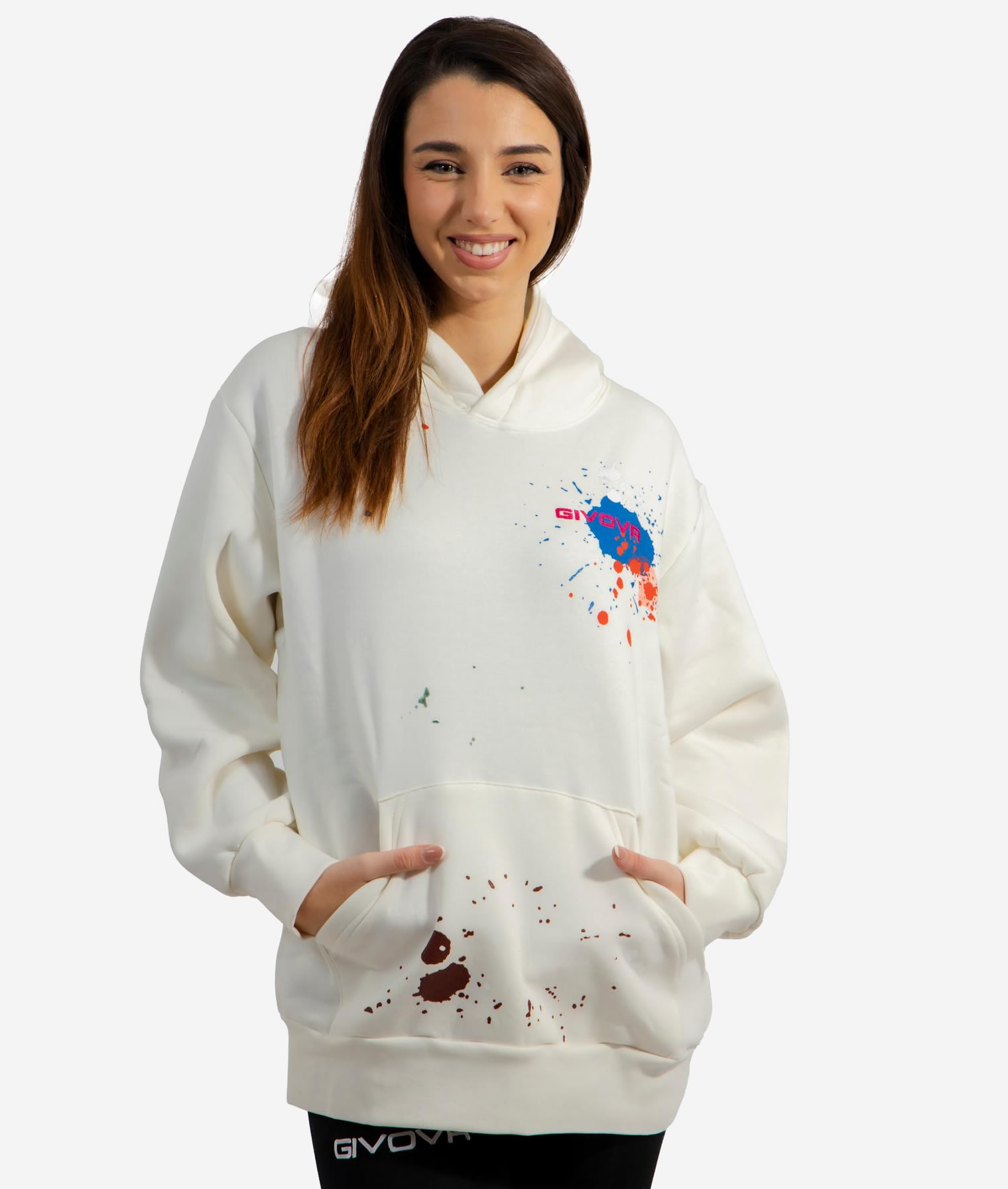 FELPA SPACE CON CAPPUCCIO - immagine 3