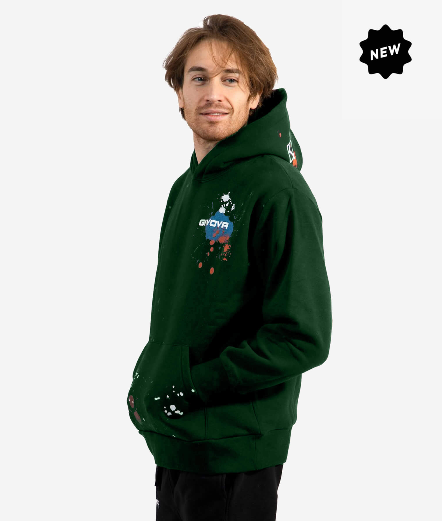 FELPA SPACE CON CAPPUCCIO - immagine 4